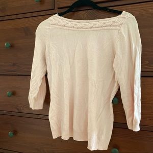 Liz Claiborne Petite Pink Sweater